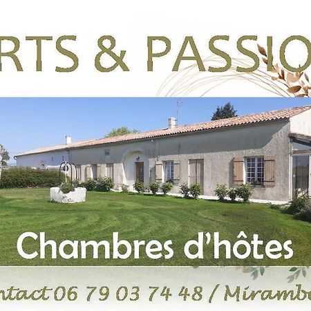 Arts & Passion Bed & Breakfast Mirambeau  Eksteriør bilde